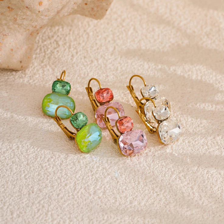 PENDIENTES CRISTAL