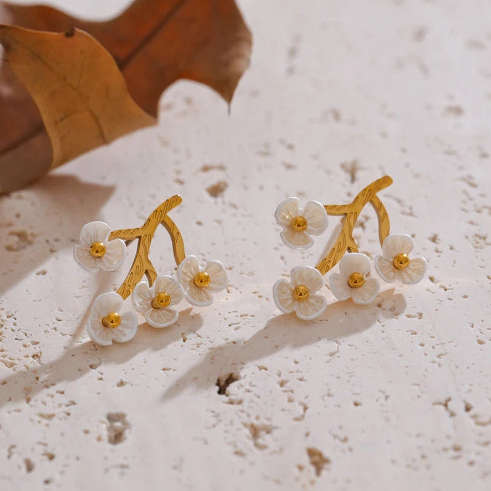 PENDIENTES FLORAL